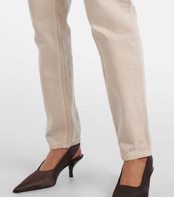 Low-rise tapered jeans | Toteme