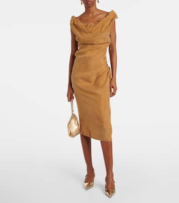 Amel 50 metallic leather slingback pumps | Jimmy Choo