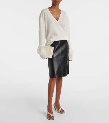 Satin Box clutch | Toteme