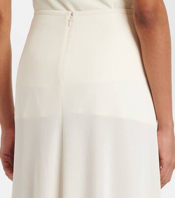 Midirock aus Crêpe | Jil Sander