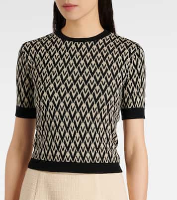 Toute La V virgin wool sweater | Valentino