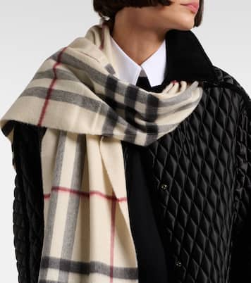 Giant Check cashmere scarf | Burberry