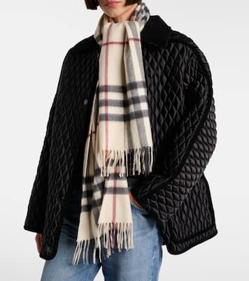 Giant Check cashmere scarf | Burberry