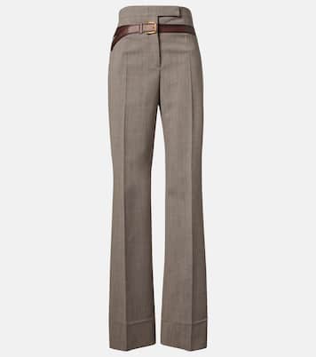 Trompe l'œil straight pants | Prada