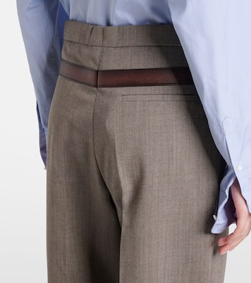 Trompe l'œil straight pants | Prada