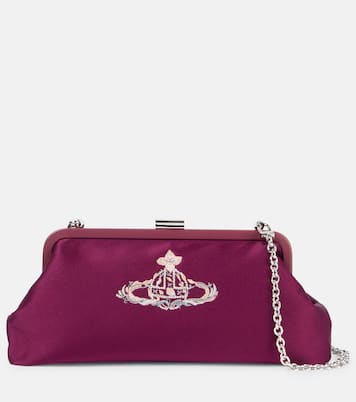 Dorothy embroidered satin clutch | Vivienne Westwood