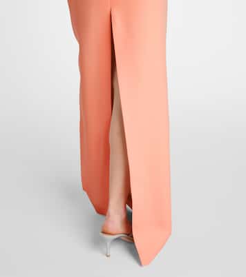 Sequined cady and mesh corset gown | David Koma