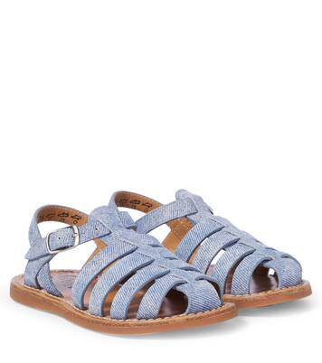Plage-Stitch Dad leather sandals | Pom d'Api
