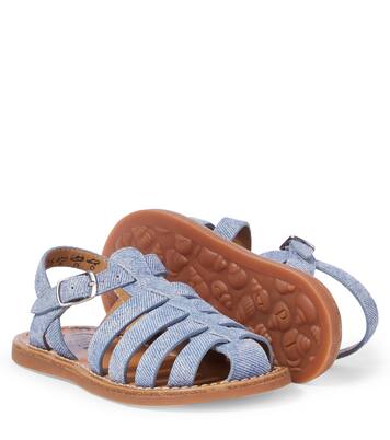 Plage-Stitch Dad leather sandals | Pom d'Api