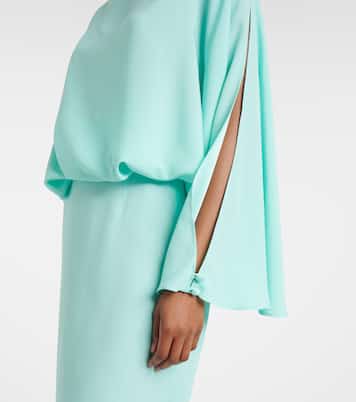 Abito lungo La Maddalena in crêpe cady | Taller Marmo