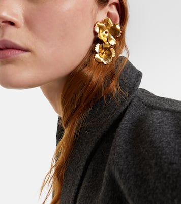 Collette gold-plated drop earrings | Jennifer Behr