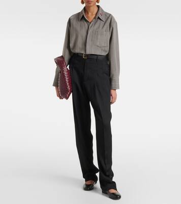 Astaire leather Mary Jane flats | Bottega Veneta