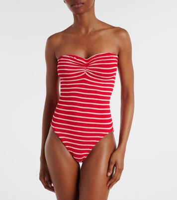 Brooke striped swimsuit | Hunza G