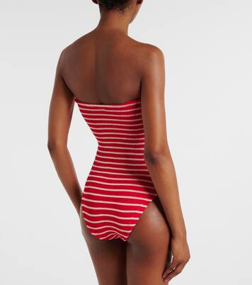 Brooke striped swimsuit | Hunza G