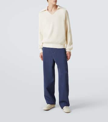 Orbit Flash suede-trimmed sneakers | Bottega Veneta
