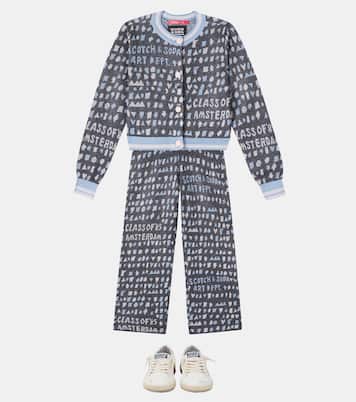 Cropped jacquard cardigan | Scotch & Soda Kids