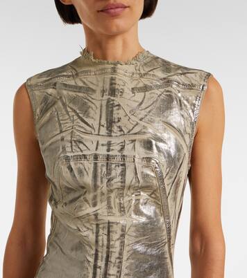 Robe longue en denim | Rick Owens