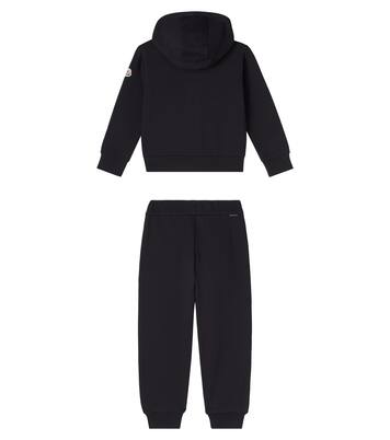 Cotton jersey hoodie and sweatpants set | Moncler Enfant