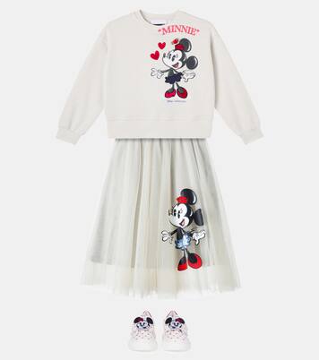 x Disney® embellished sneakers | Monnalisa