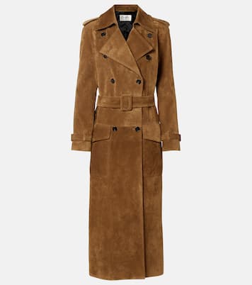 Trenchcoat aus Veloursleder | Saint Laurent