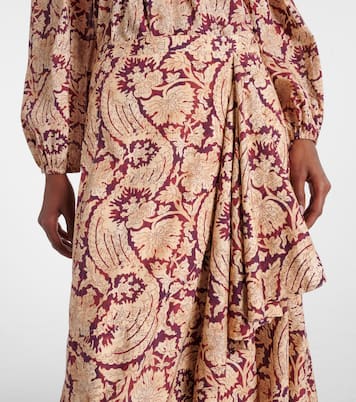 Sabina printed cotton-blend maxi skirt | Ulla Johnson