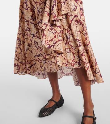 Sabina printed cotton-blend maxi skirt | Ulla Johnson