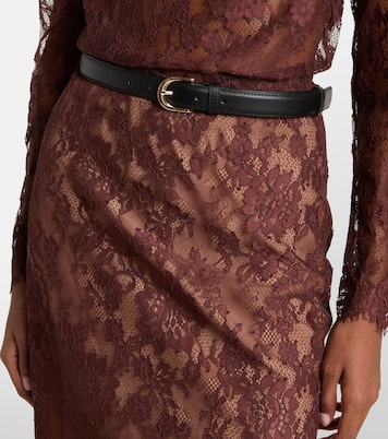 Midirock aus Spitze | Self-Portrait