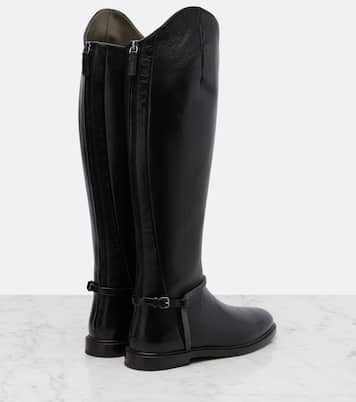 Stiefel Monili aus Leder | Brunello Cucinelli