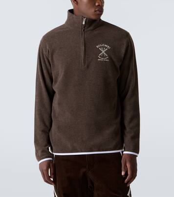 Cashmere-blend half-zip sweater | Brunello Cucinelli