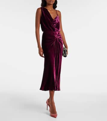 Cosmic Love 105 embellished velvet pumps | Aquazzura