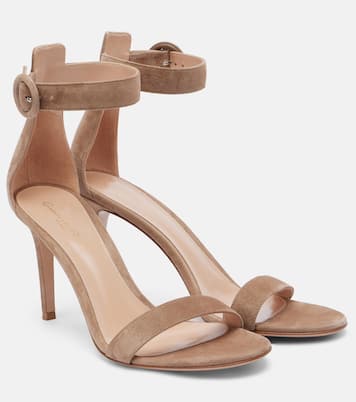 Portofino 85 suede sandals | Gianvito Rossi