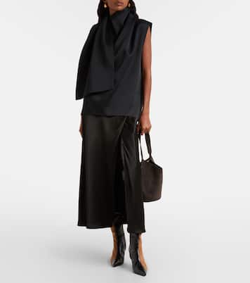 Midirock Demi aus Satin | Khaite