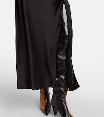 Midirock Demi aus Satin | Khaite