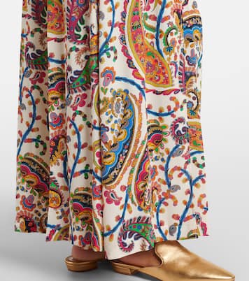 Paisley pleated maxi skirt | Etro