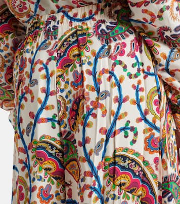 Paisley pleated maxi skirt | Etro