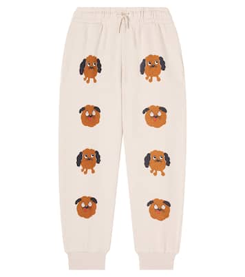 Pantalon de survêtement Doggies imprimé en coton | Mini Rodini