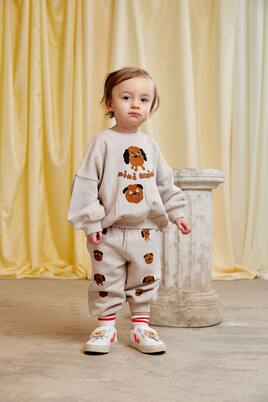 Pantalon de survêtement Doggies imprimé en coton | Mini Rodini