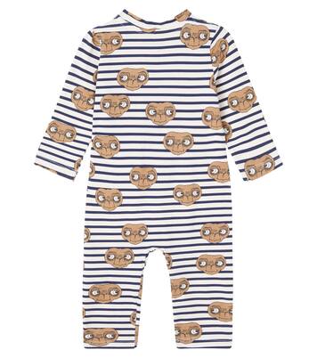x E.T. Baby cotton-blend jersey onesie | Mini Rodini