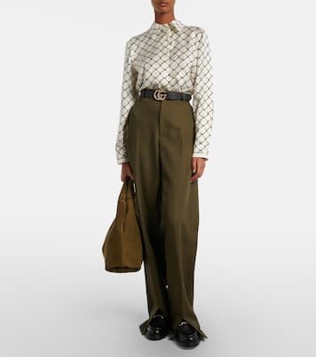 Horsebit leather loafers | Gucci