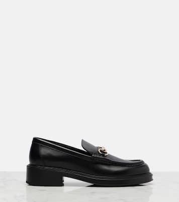 Horsebit leather loafers | Gucci