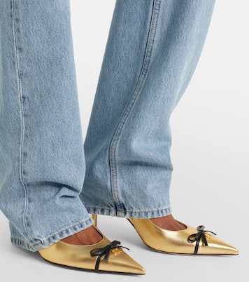 Bepointy 80 leather slingback pumps | Valentino Garavani