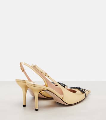 Bepointy 80 leather slingback pumps | Valentino Garavani