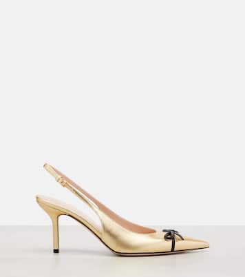 Bepointy 80 leather slingback pumps | Valentino Garavani