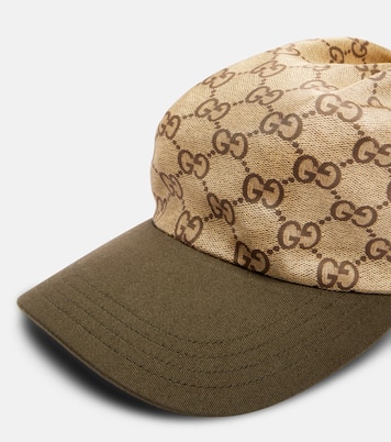 Baseballcap GG aus Seiden-Twill | Gucci
