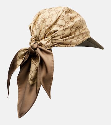 Baseballcap GG aus Seiden-Twill | Gucci
