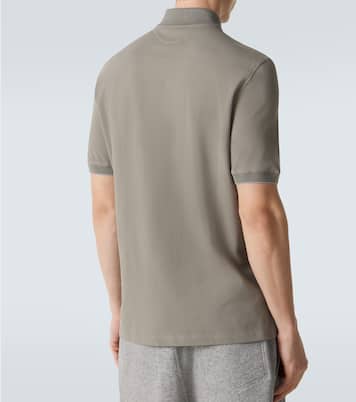 Cotton piqué polo shirt | Brunello Cucinelli