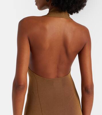 Mahi halterneck maxi dress | Khaite
