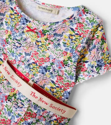 Floral cotton T-shirt and shorts set | The New Society
