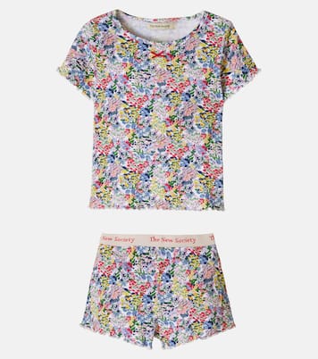 Floral cotton T-shirt and shorts set | The New Society