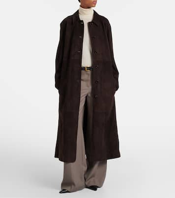 Kendra suede coat | The Row